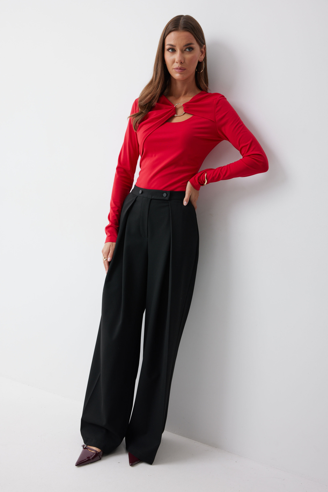 Джемпер ЛЮШе 4232 красный - фото 4