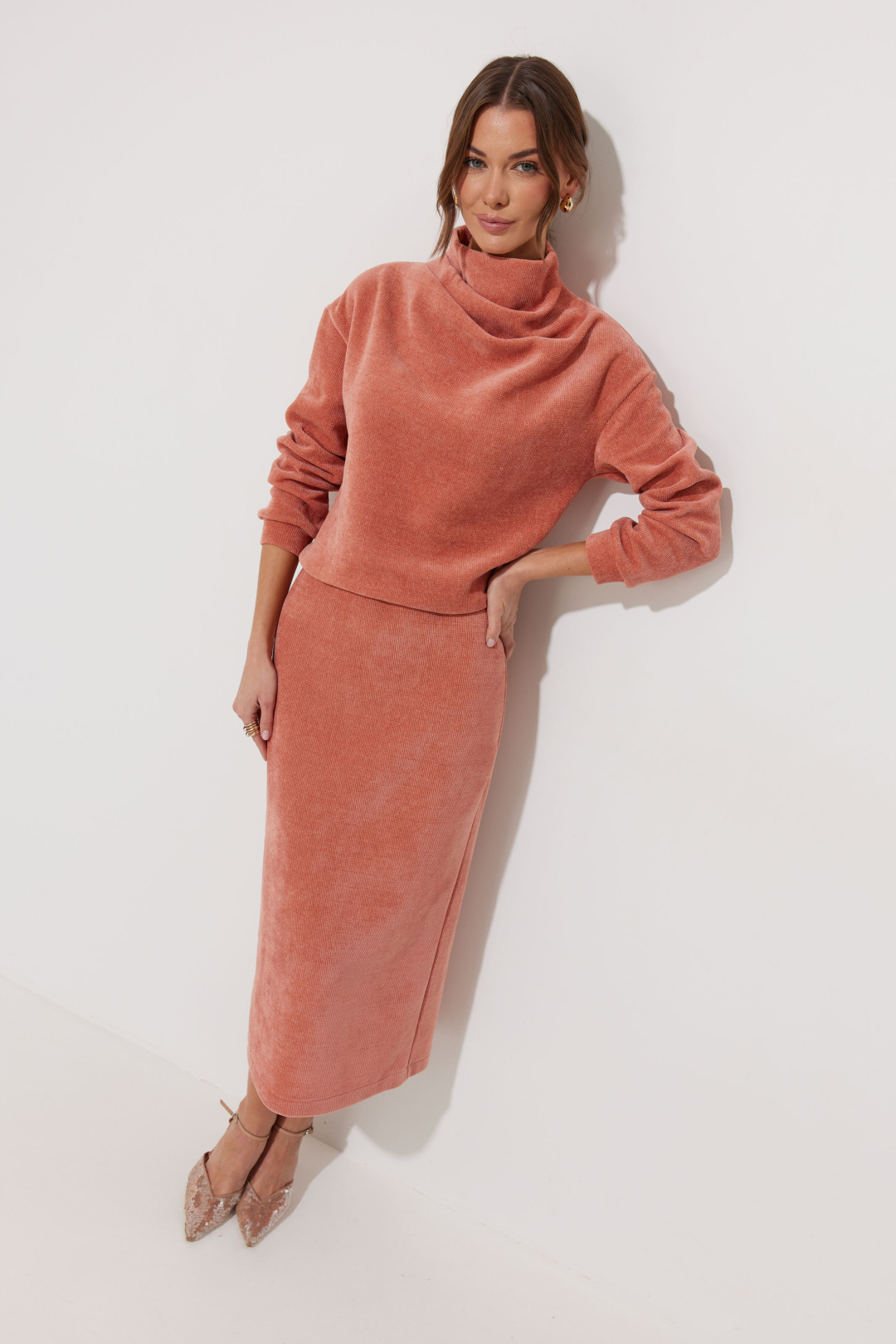 Костюм ЛЮШе 4263 коралл - фото 5