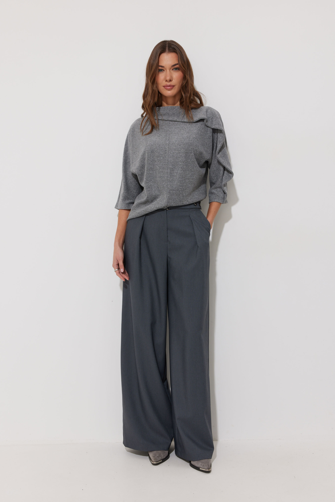 Джемпер ЛЮШе 4265 серый - фото 1