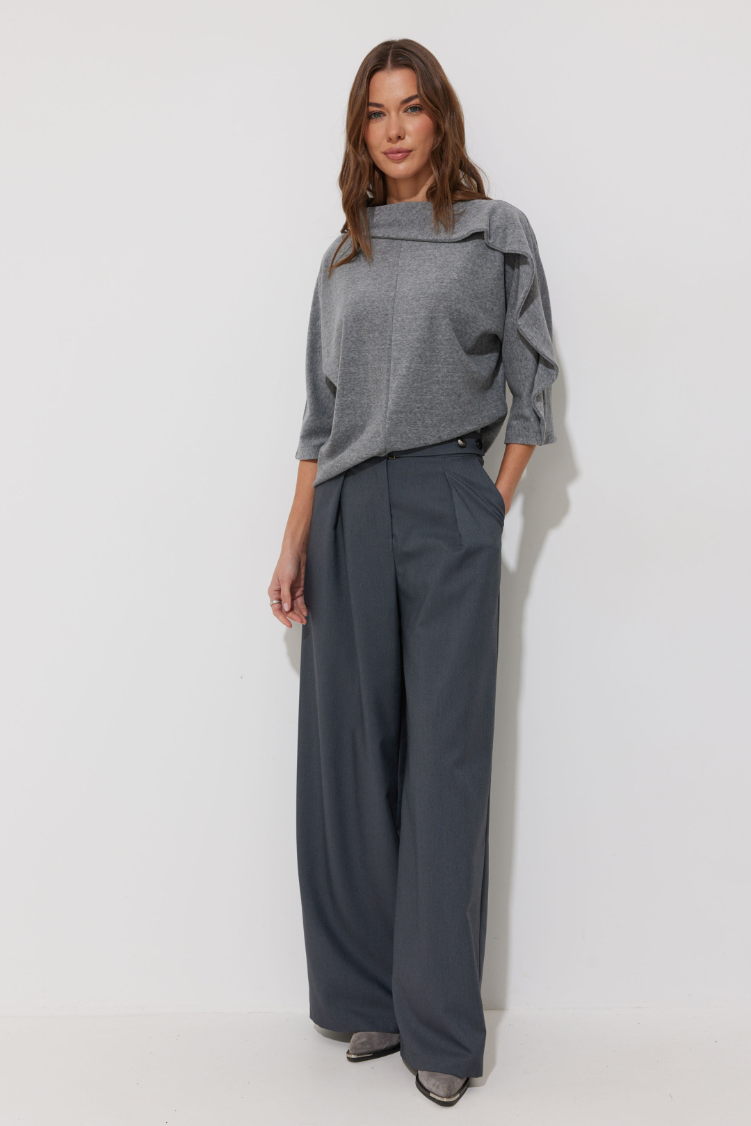 Джемпер ЛЮШе 4265 серый - фото 2