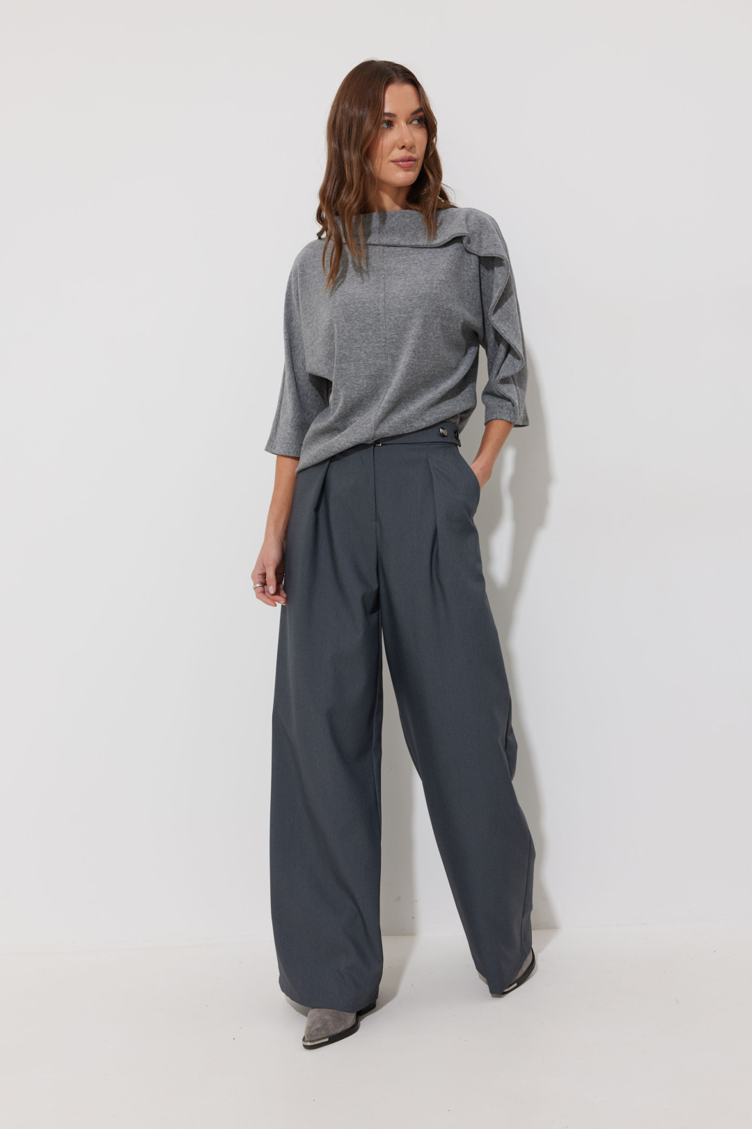 Джемпер ЛЮШе 4265 серый - фото 3