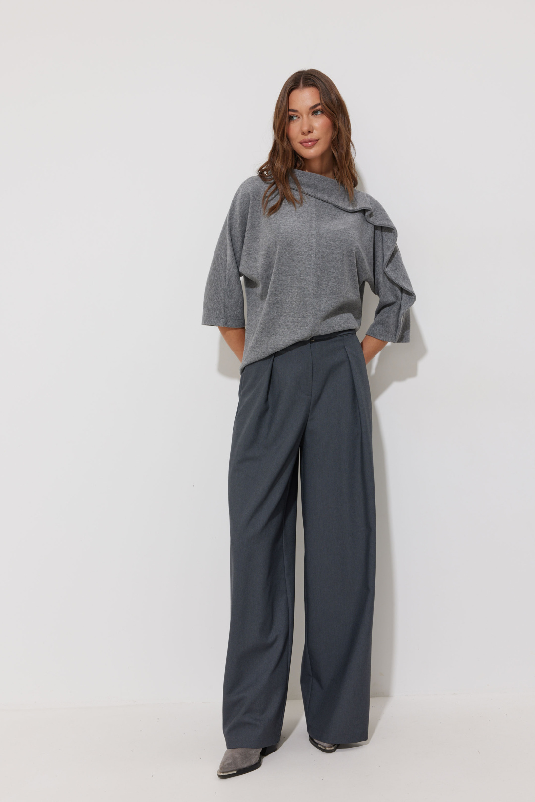 Джемпер ЛЮШе 4265 серый - фото 4