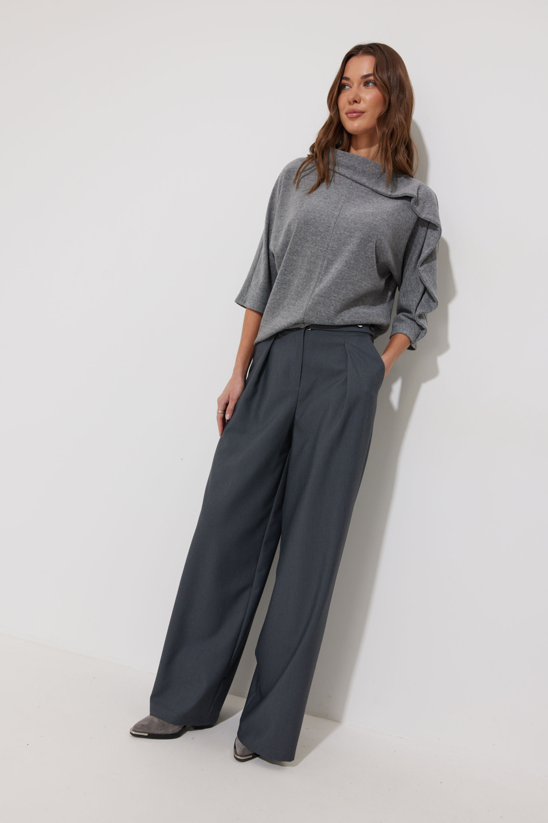 Джемпер ЛЮШе 4265 серый - фото 5