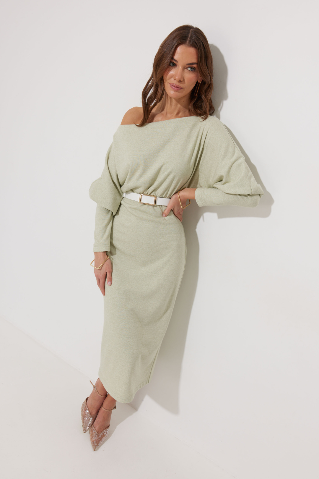 Платье ЛЮШе 4266 бледно-зеленый - фото 6