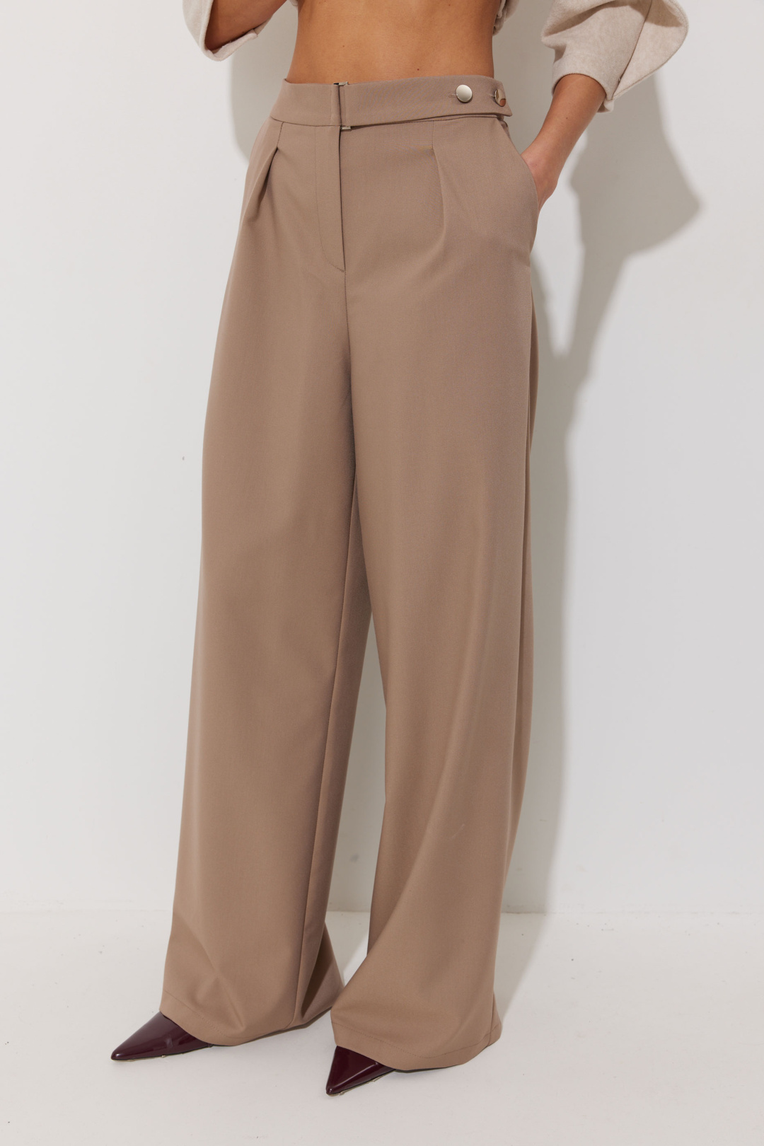 Брюки ЛЮШе 4272 бежевый - фото 3