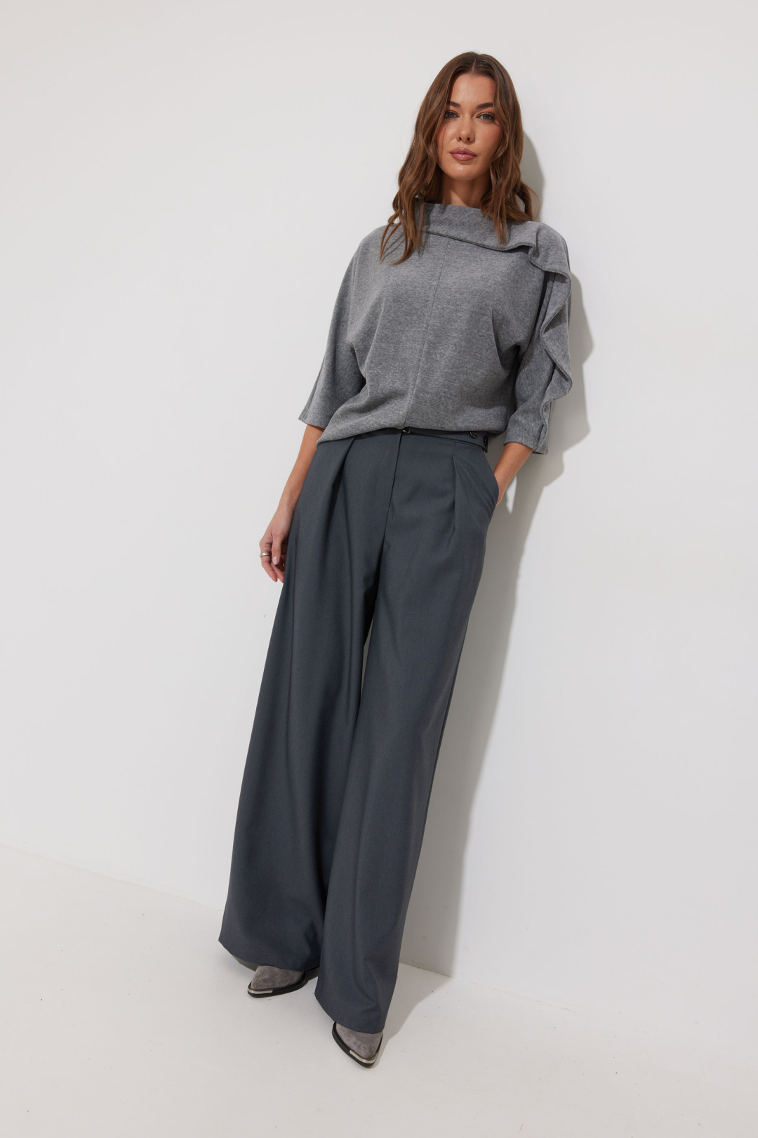 Брюки ЛЮШе 4272 серый - фото 1