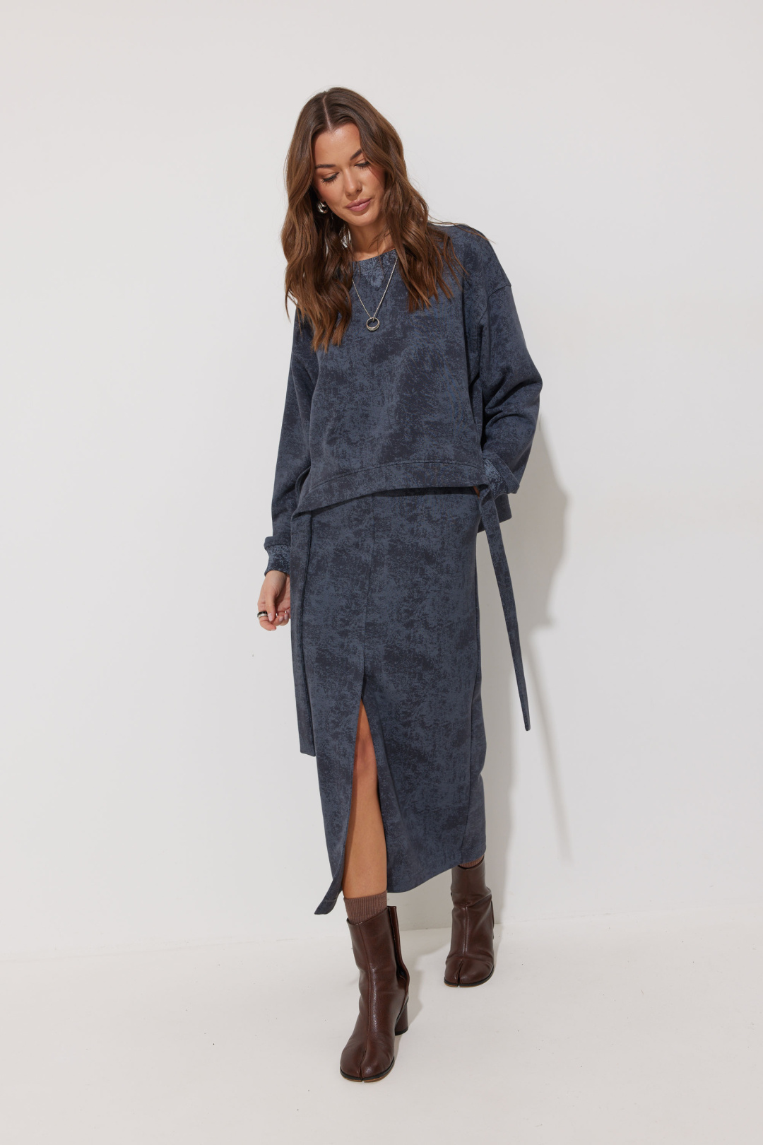 Костюм ЛЮШе 4273 серый - фото 3