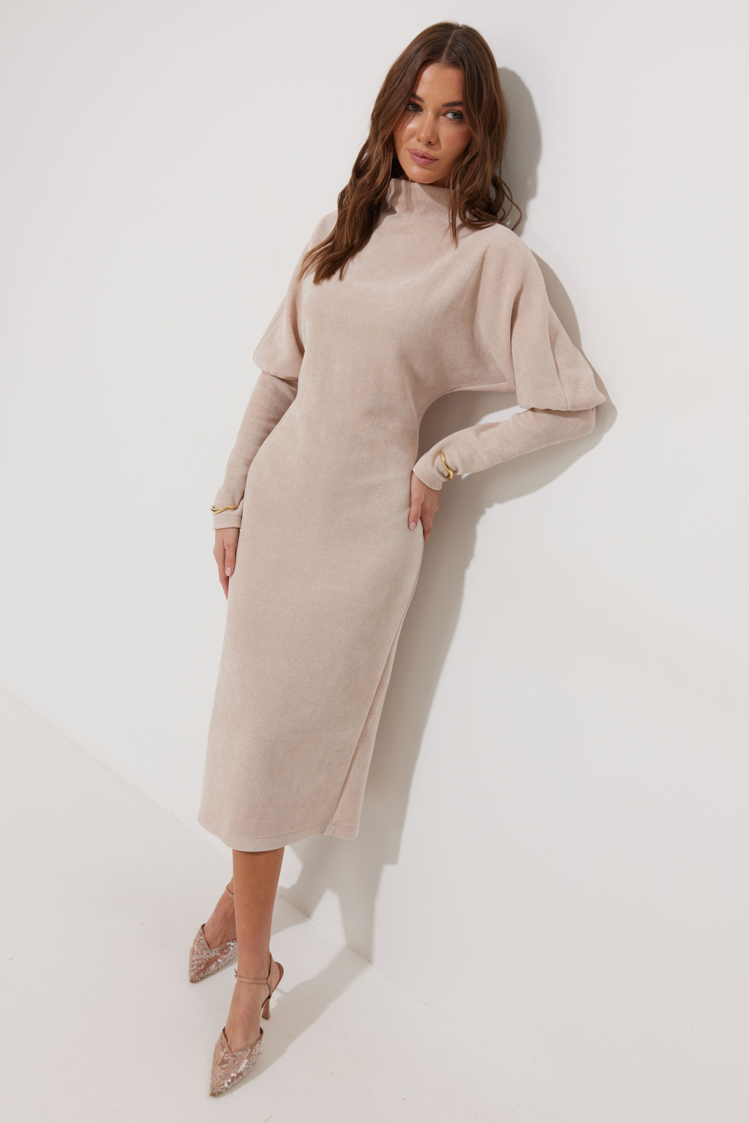 Платье ЛЮШе 4274 бежевый - фото 2