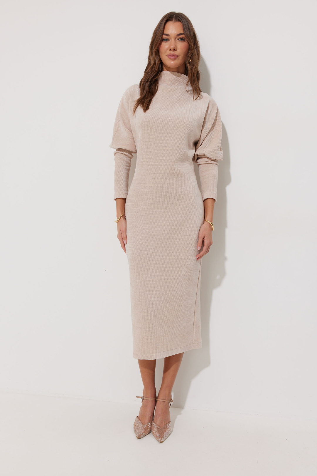 Платье ЛЮШе 4274 бежевый - фото 5