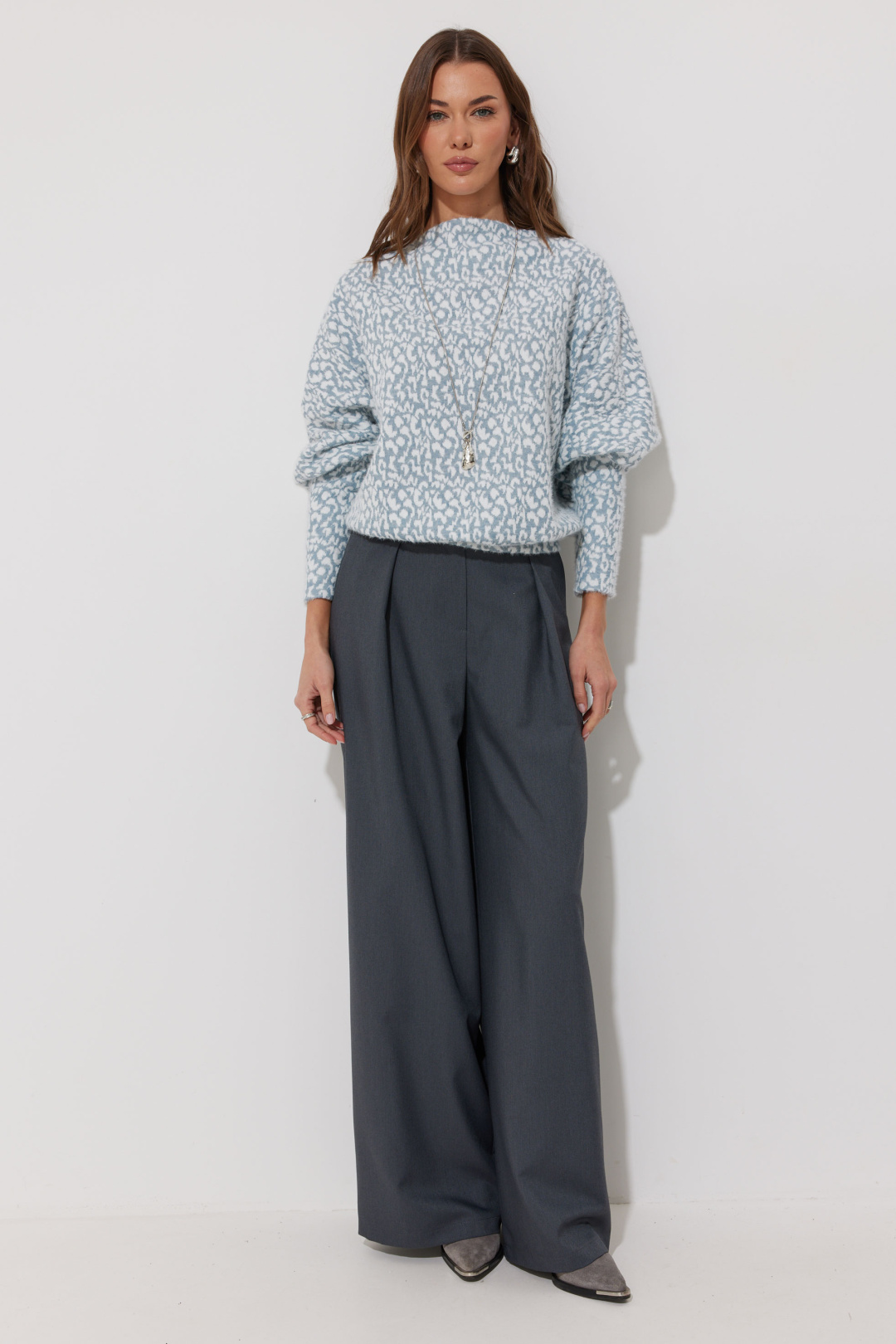 Джемпер ЛЮШе 4277 голубой - фото 2