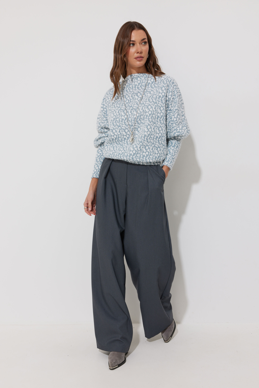 Джемпер ЛЮШе 4277 голубой - фото 3