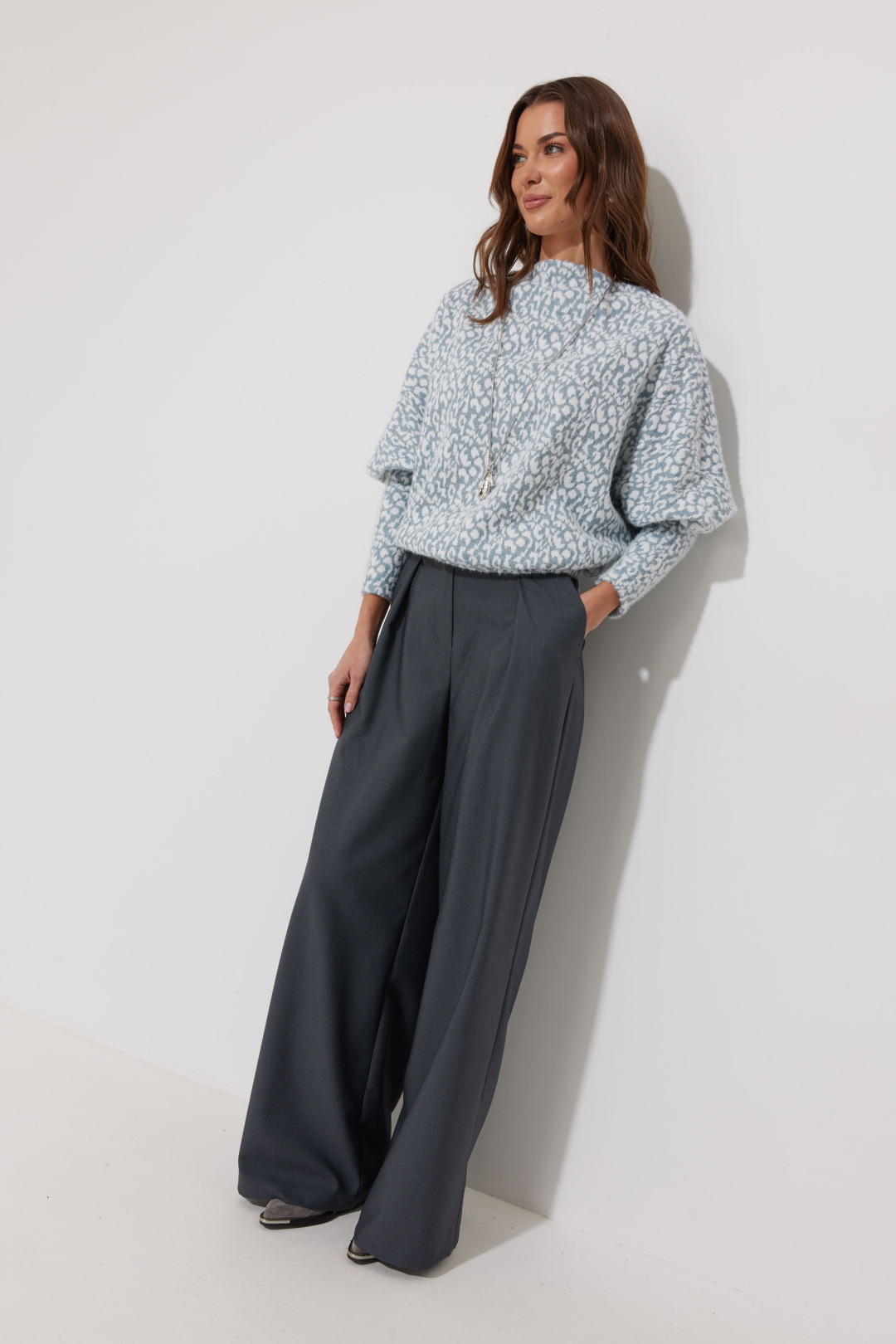 Джемпер ЛЮШе 4277 голубой - фото 5