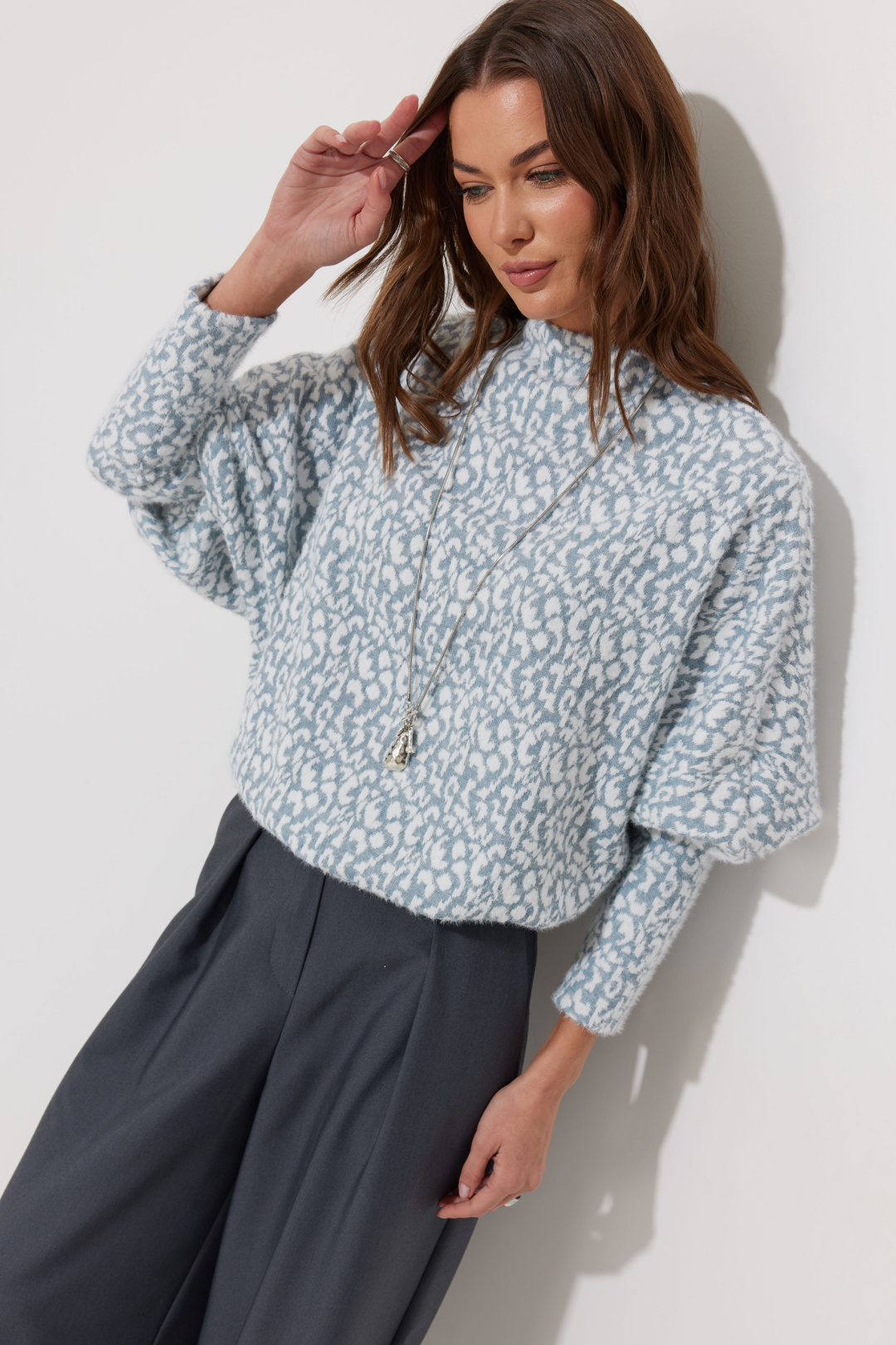 Джемпер ЛЮШе 4277 голубой - фото 6