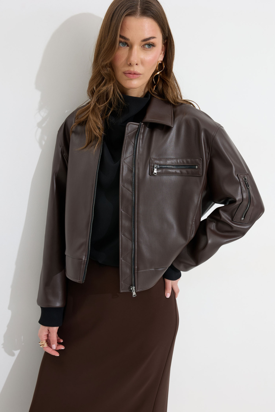 Жакет ЛЮШе 4298 коричневый - фото 6