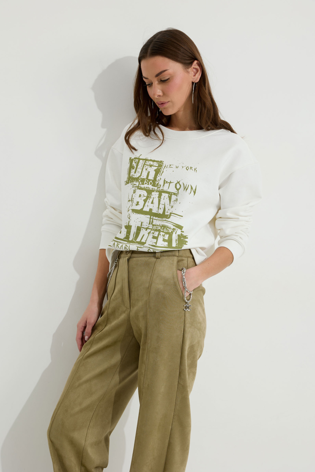 Джемпер ЛЮШе 4309 оливка - фото 4