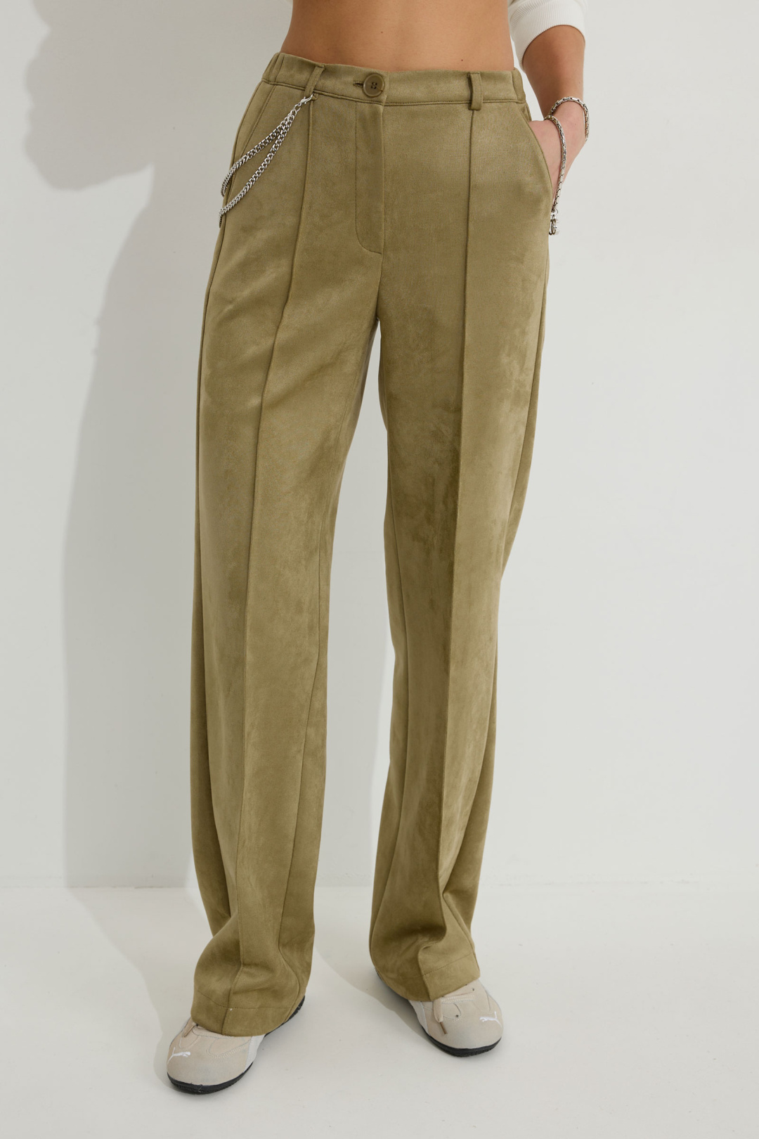 Брюки ЛЮШе 4314 оливка - фото 1