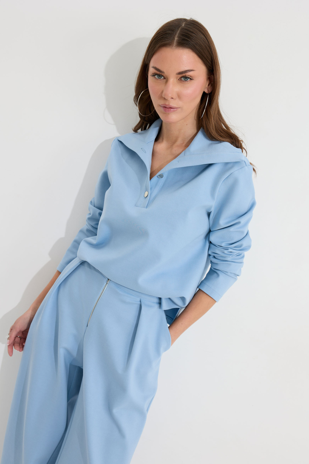 Костюм ЛЮШе 4315 голубой - фото 5