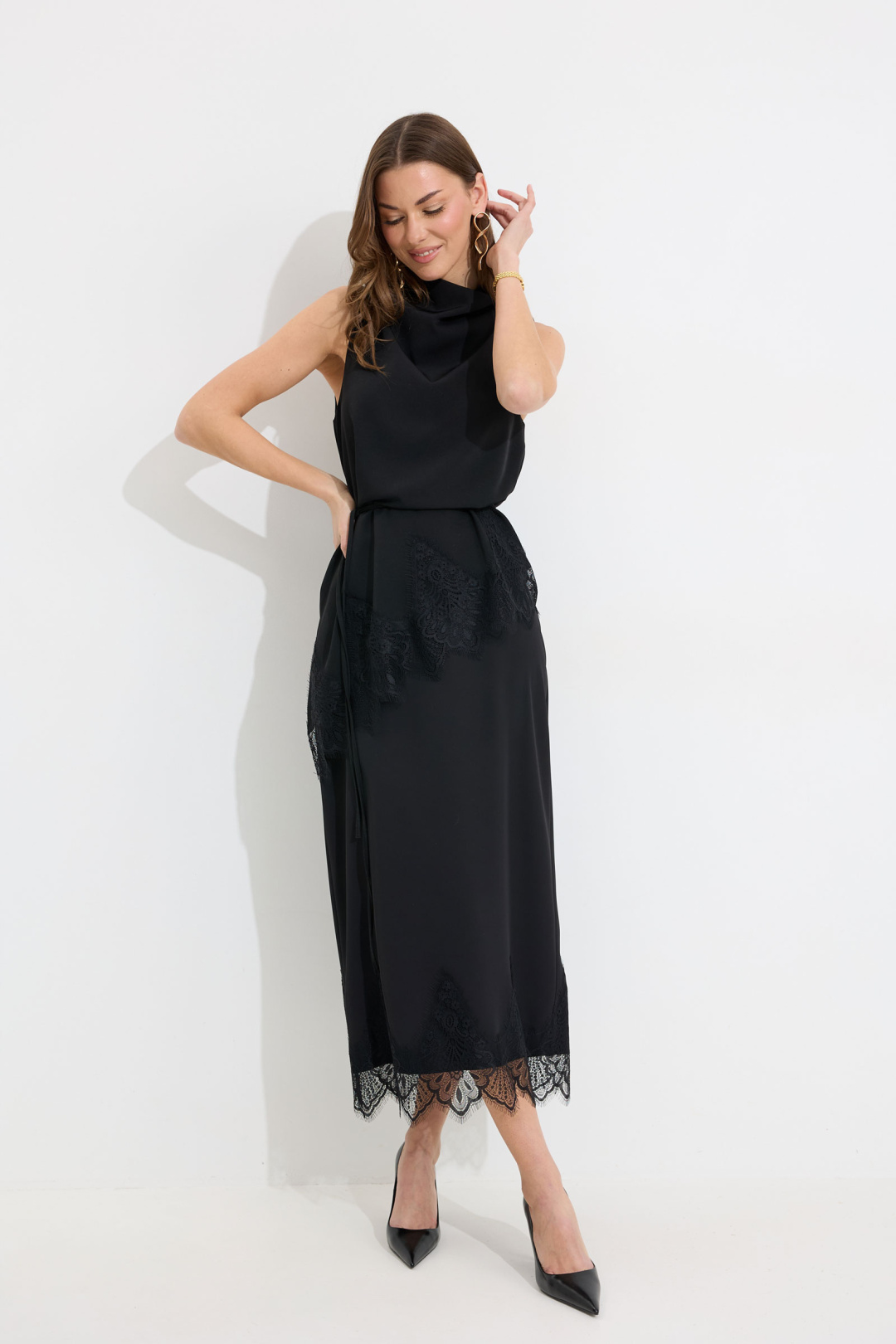 Блузка ЛЮШе 4318 черный - фото 5