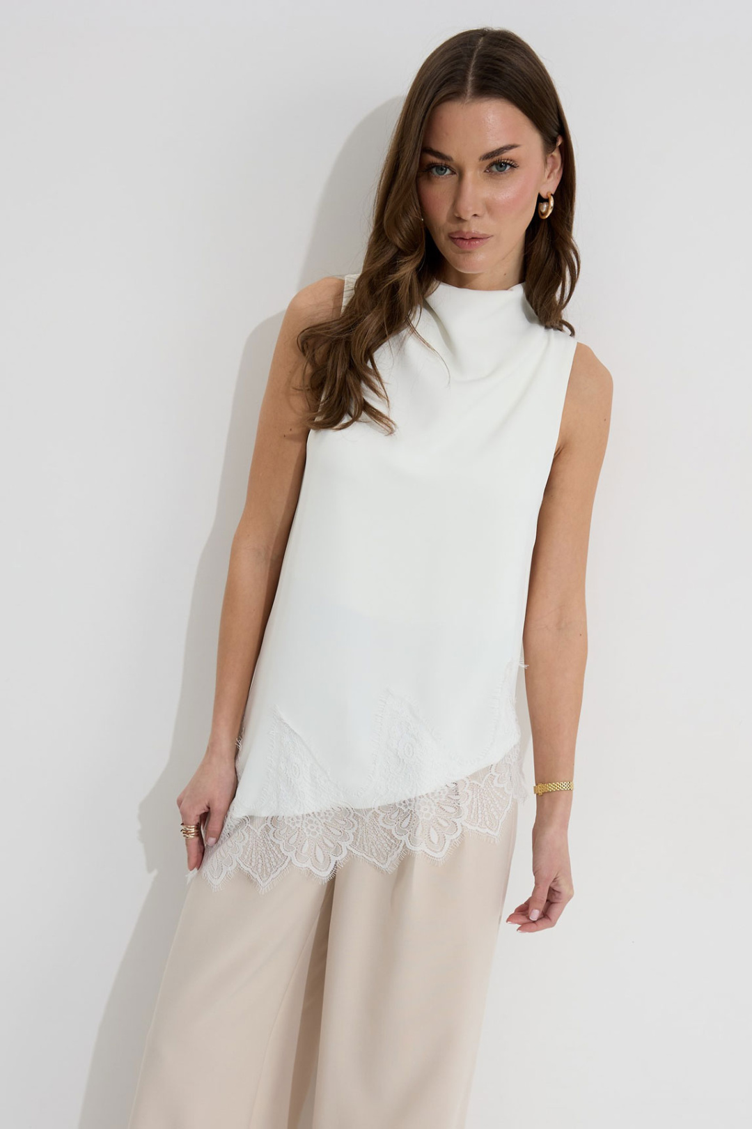 Блузка ЛЮШе 4318 молоко - фото 2