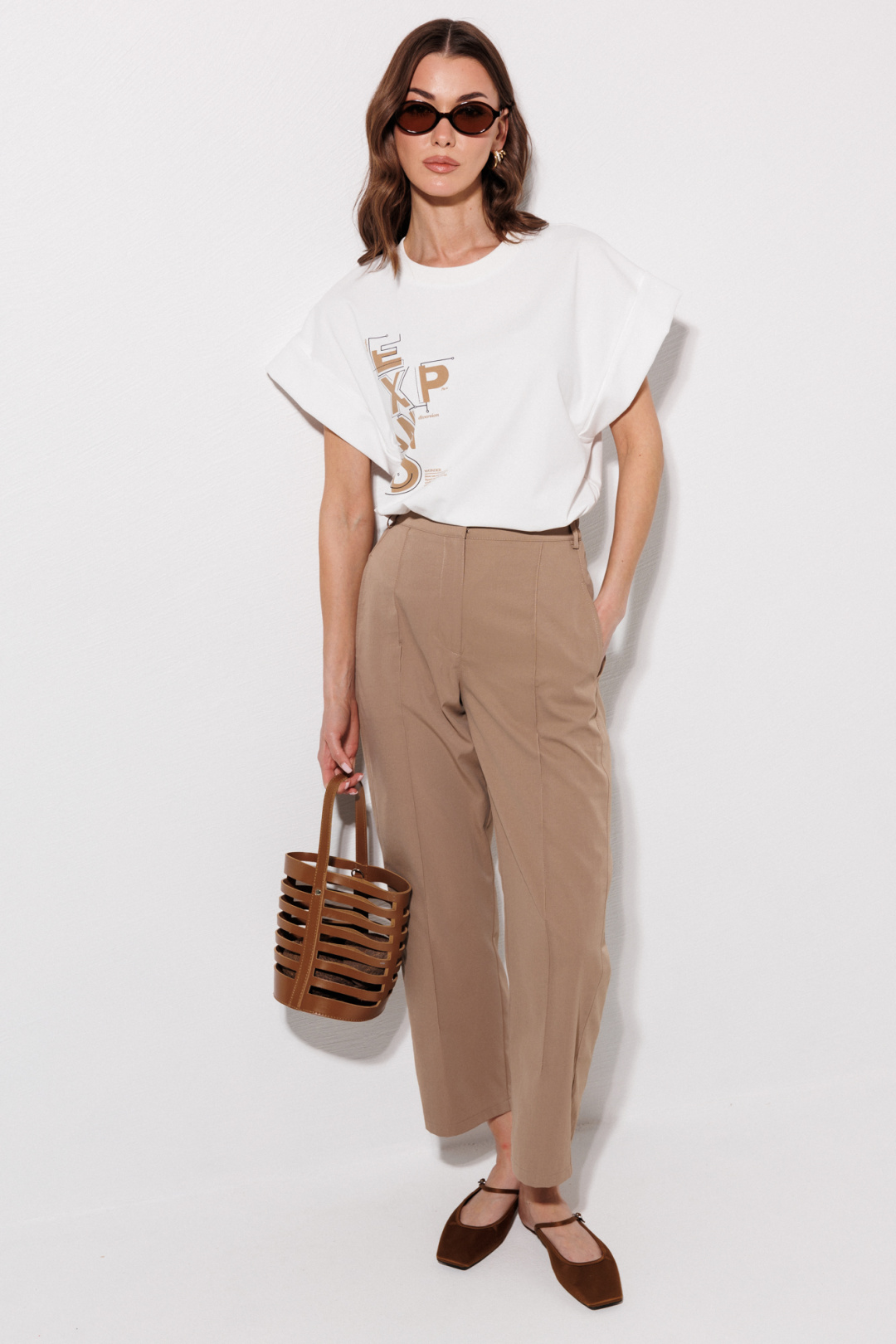 Брюки ЛЮШе 4396 коричневый