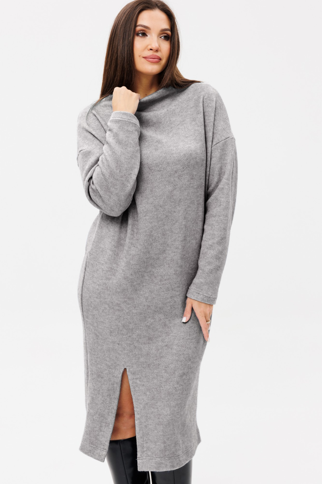 Платье MA CHERIE 4091 серый