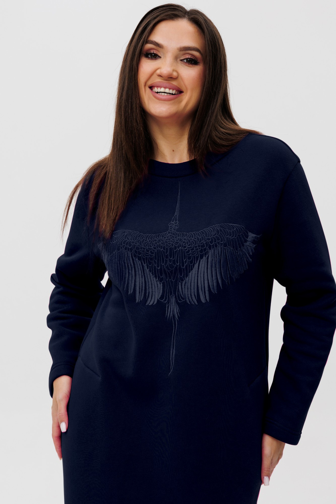 Платье MA CHERIE 4093 темно синий