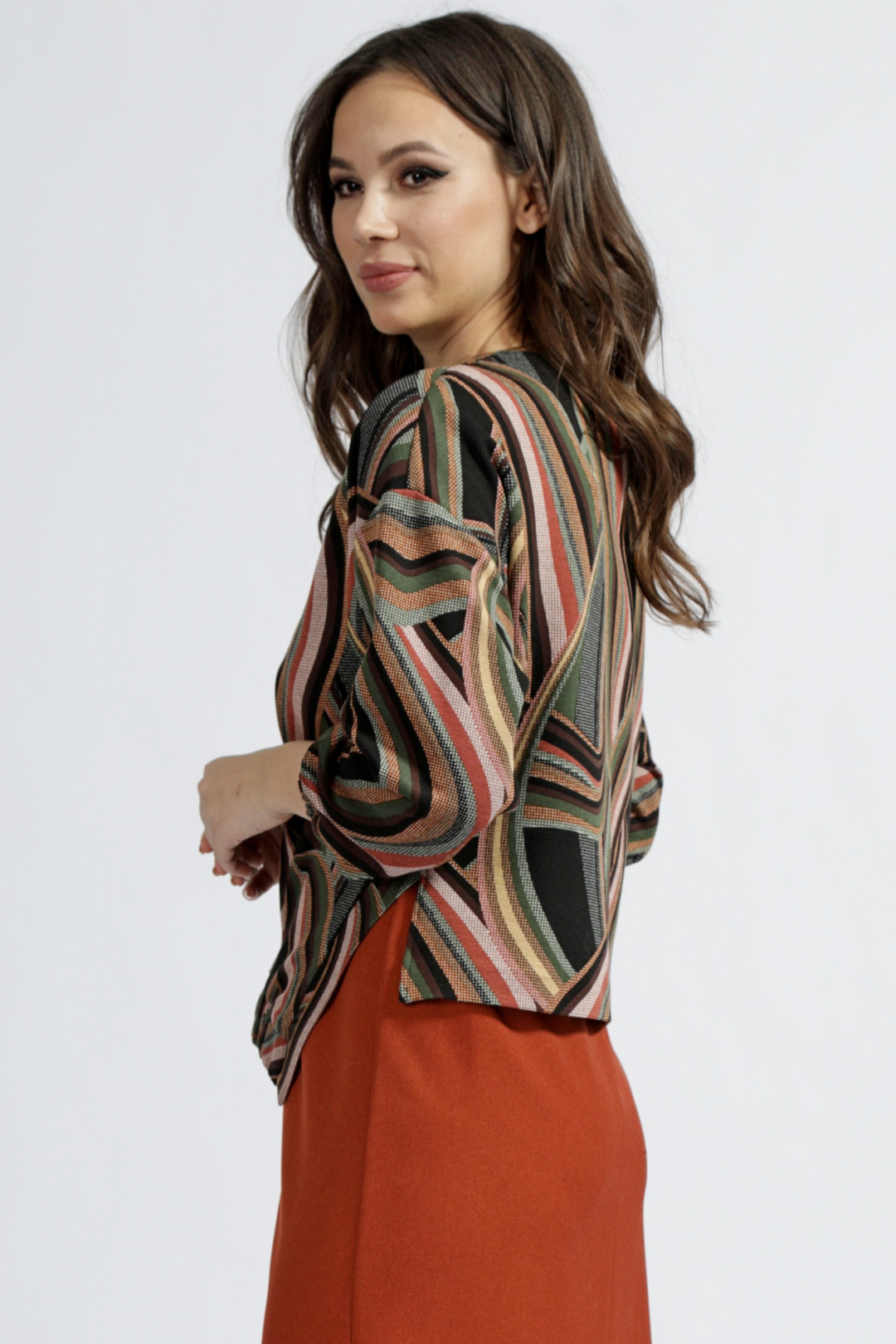 Платье Магия Моды 2037 терракот - фото 4