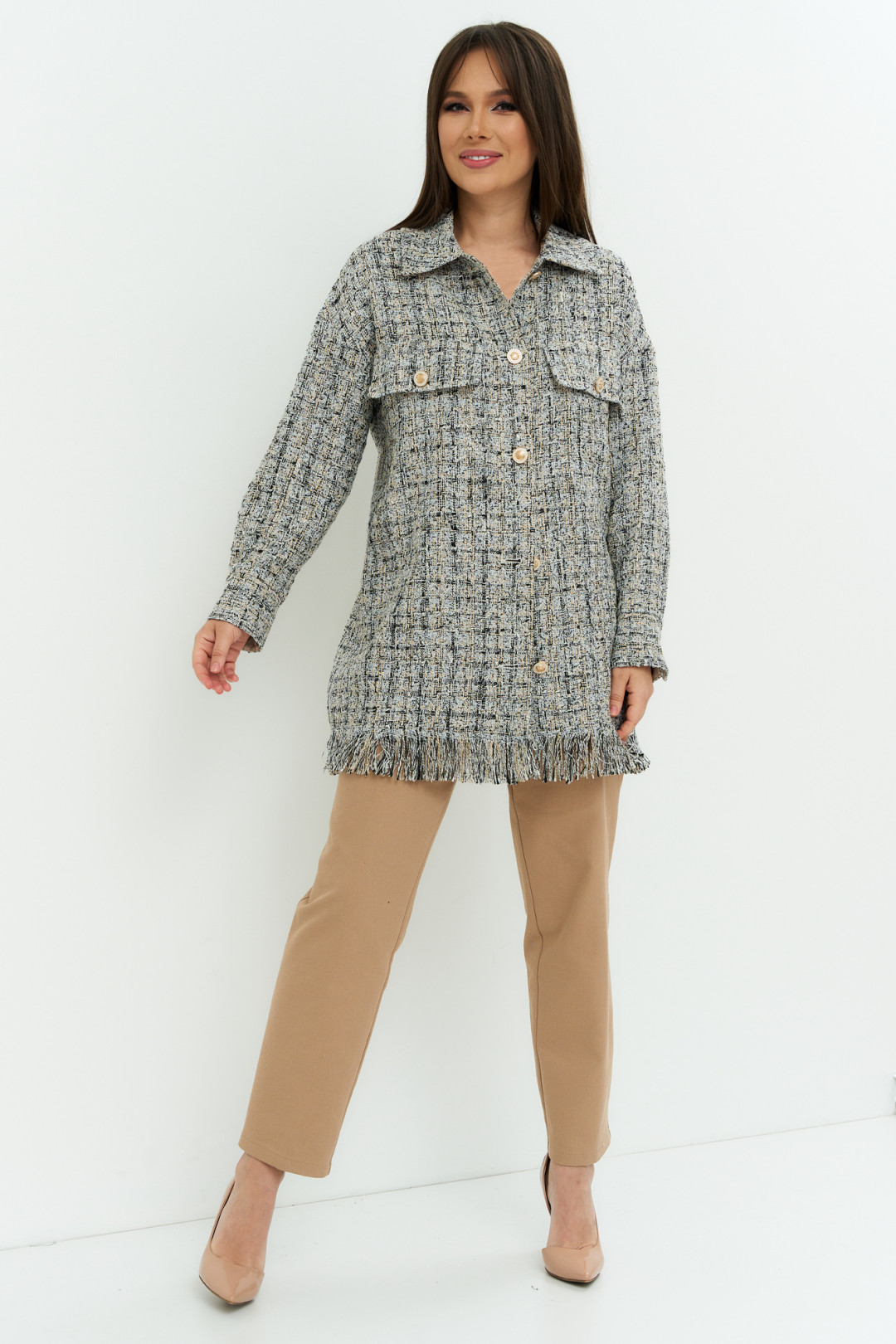 Костюм Магия Моды 2198 серый - фото 3