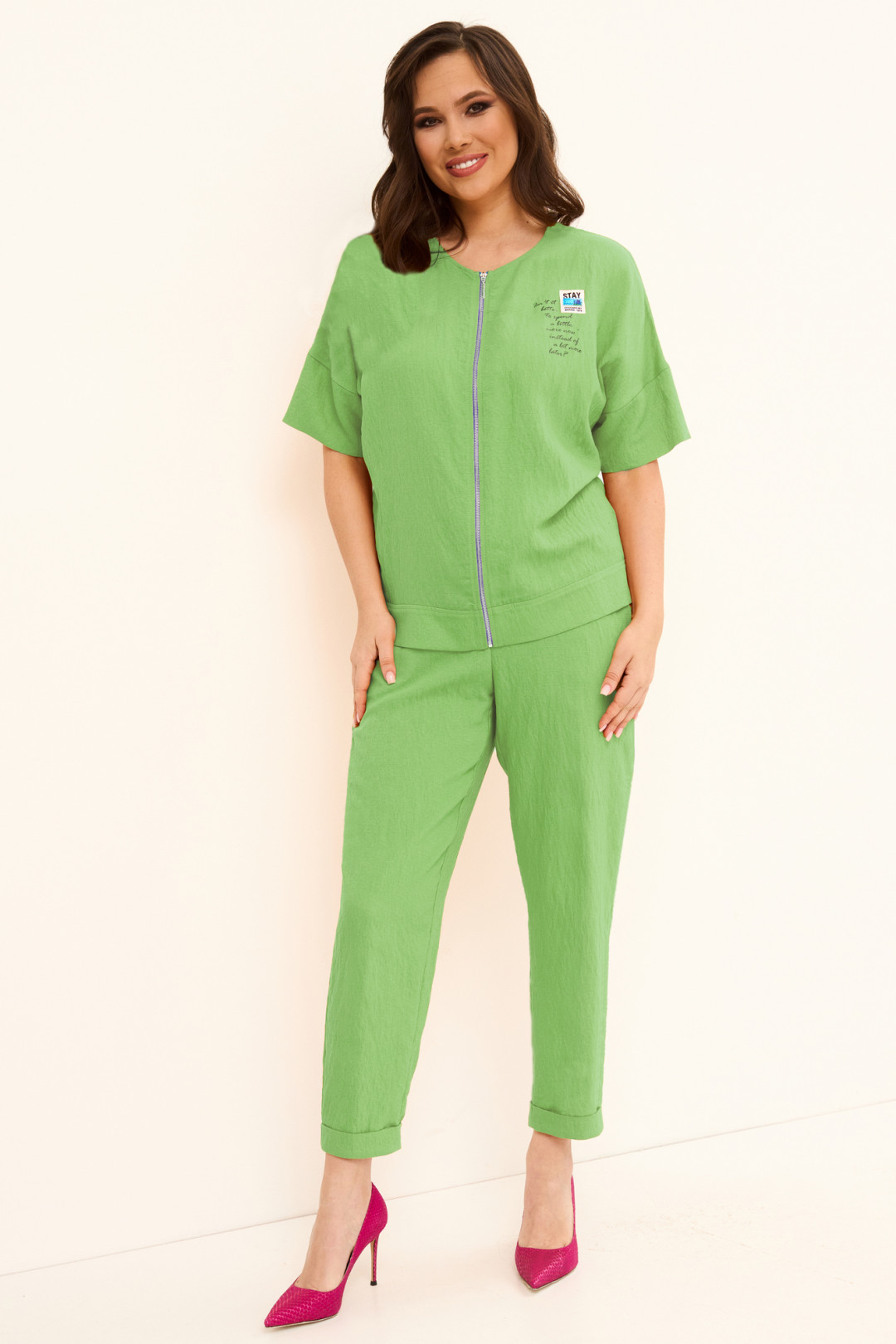 Костюм Магия Моды 2267 зелёный - фото 1