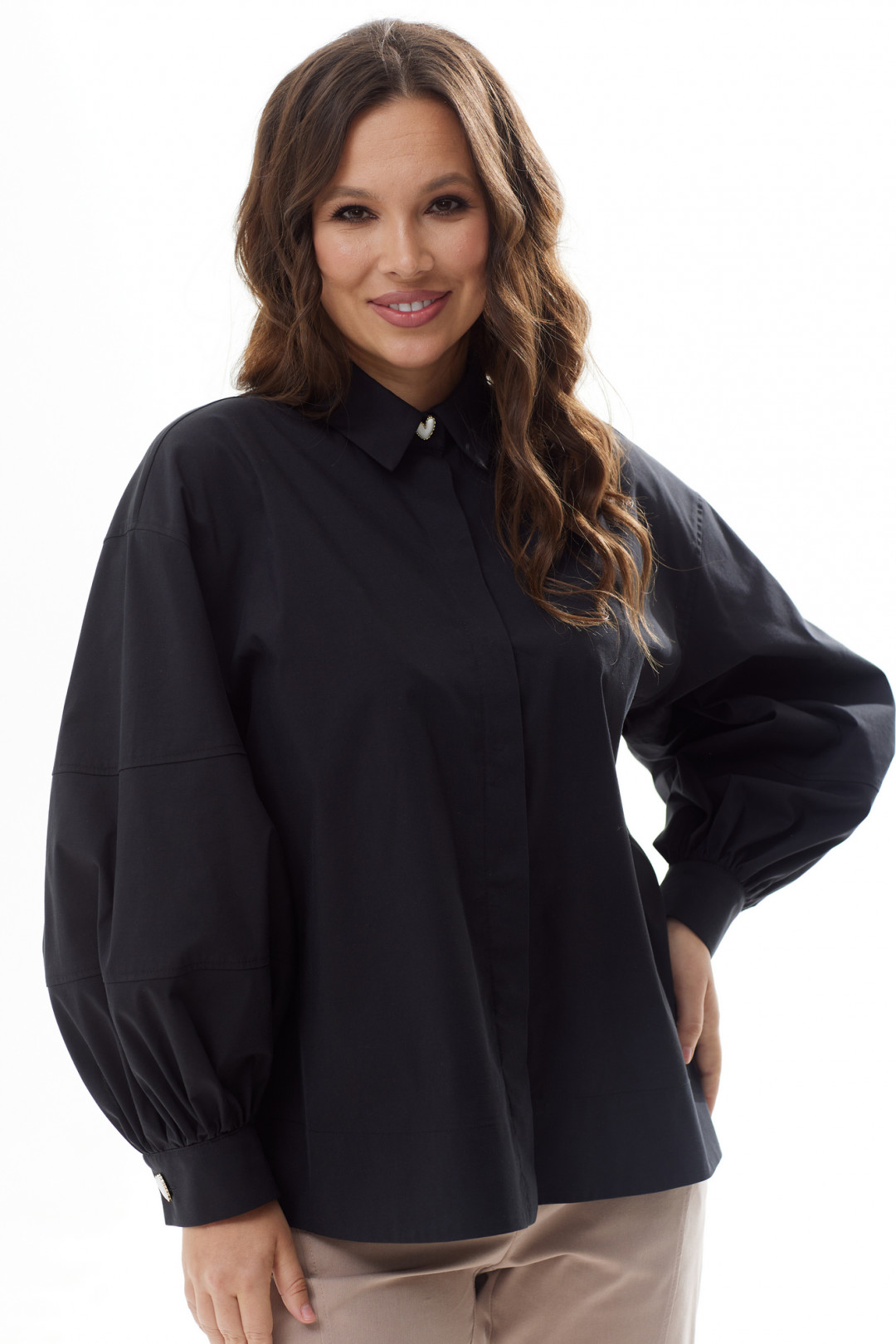 Блузка Магия Моды 2291 черный - фото 1