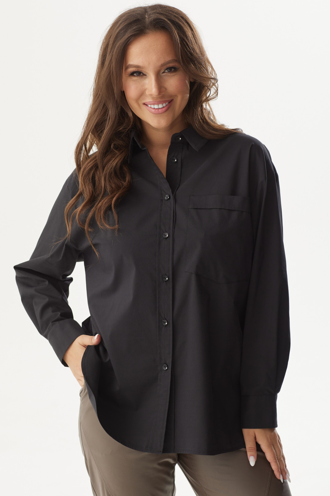 Блузка Магия Моды 2305 черный - фото 1