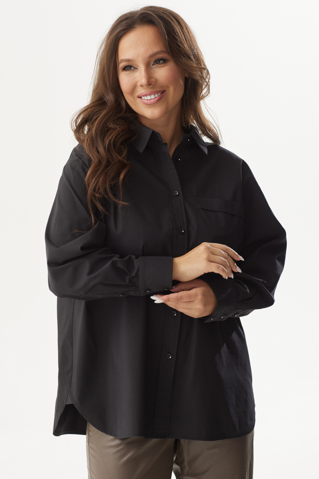 Блузка Магия Моды 2305 черный - фото 2