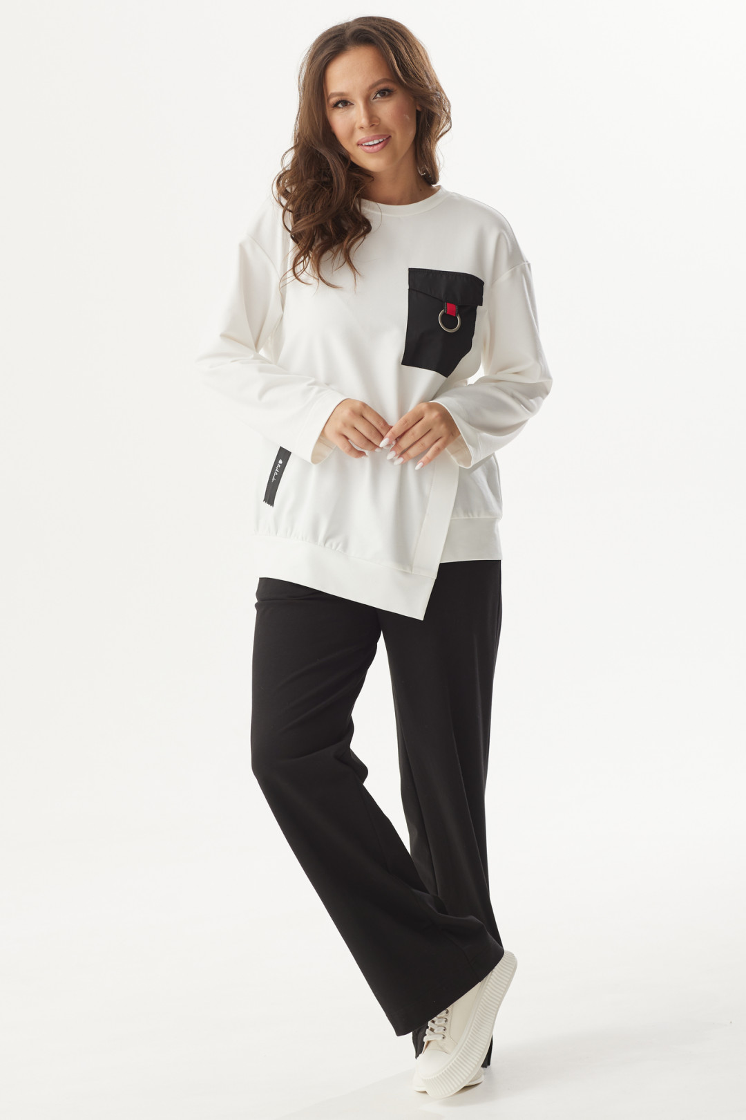 Костюм Магия Моды 2324 белый+ черный - фото 6