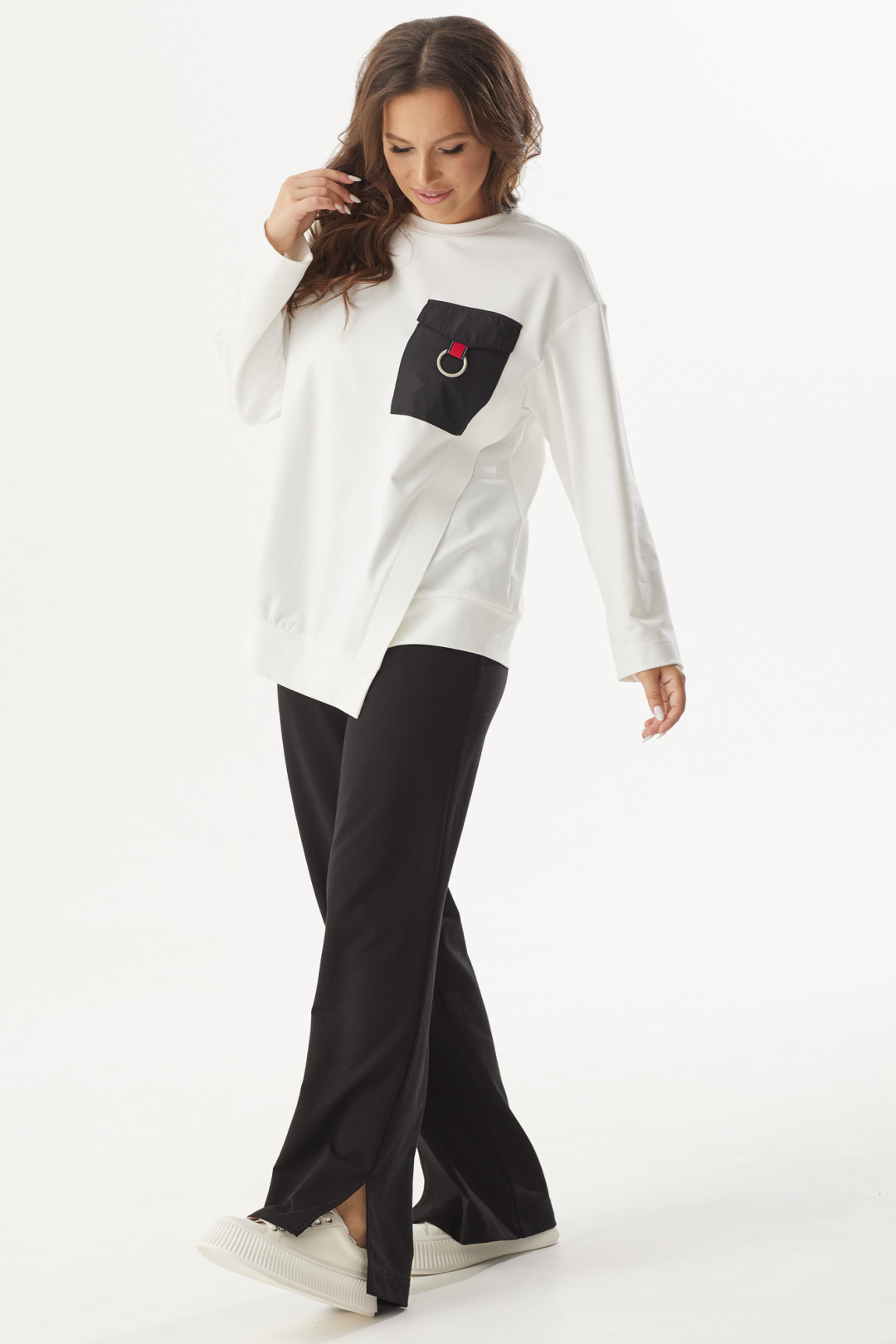 Костюм Магия Моды 2324 белый+ черный