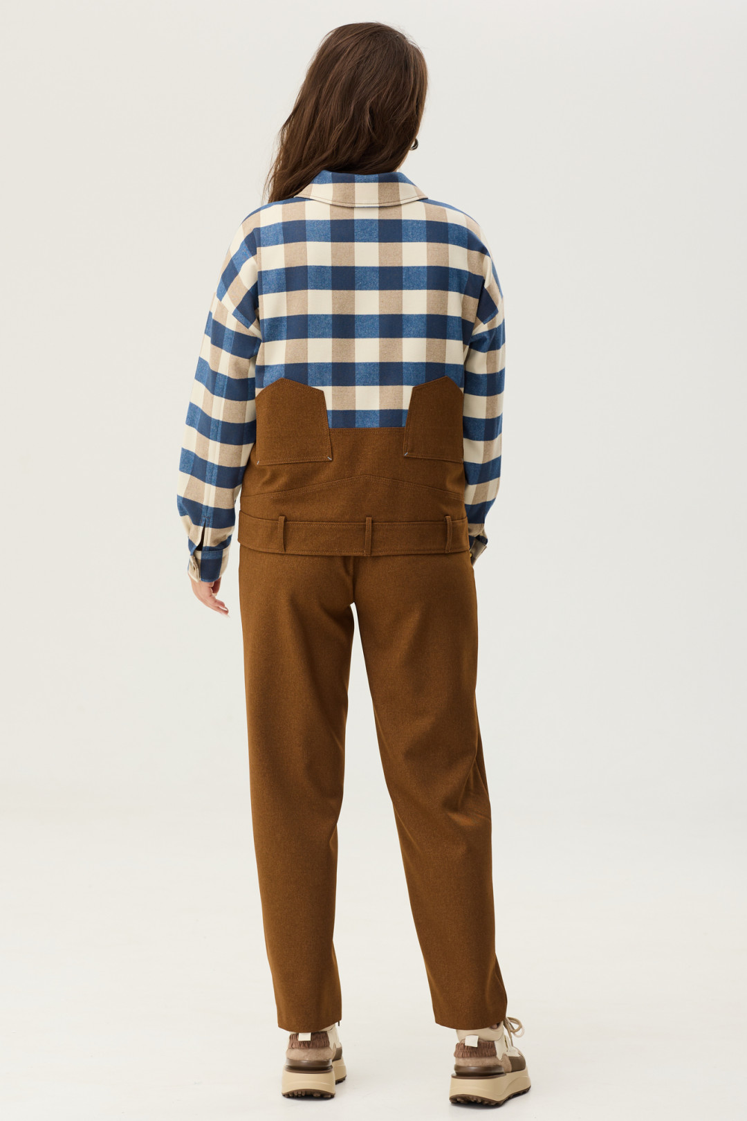 Костюм Магия Моды 2335 синий+ коричневый - фото 2