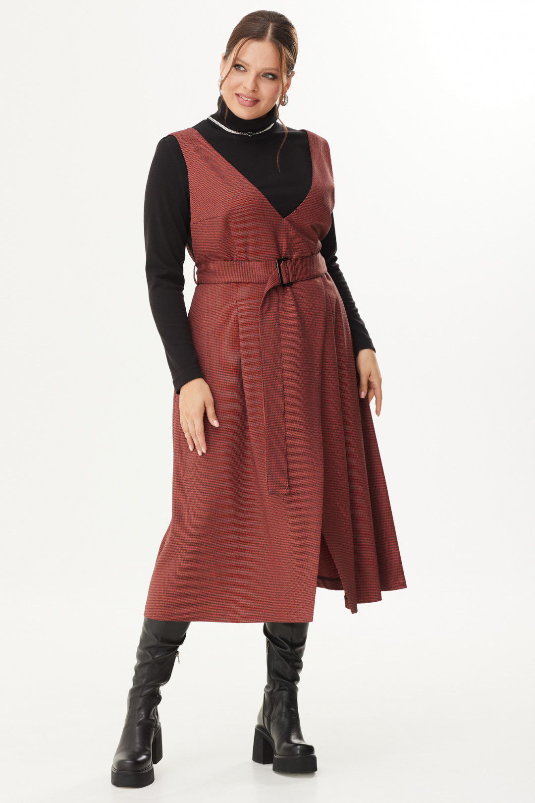 Костюм Магия Моды 2338 терракот - фото 2