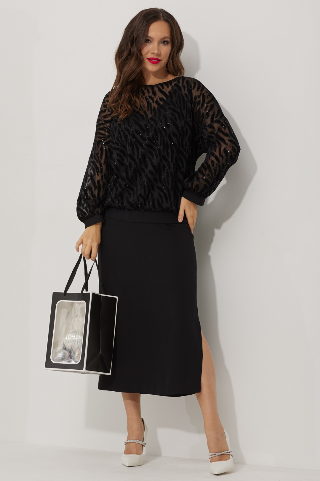 Костюм Магия Моды 2344 черный - фото 1