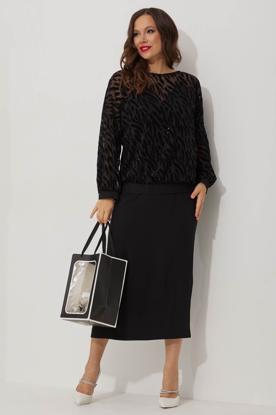 Костюм Магия Моды 2344 черный - фото 4