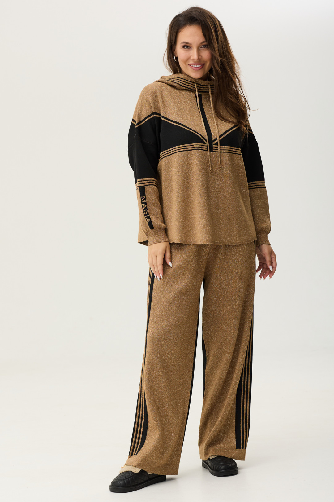 Костюм Магия Моды 2352 бронза+ черный - фото 1