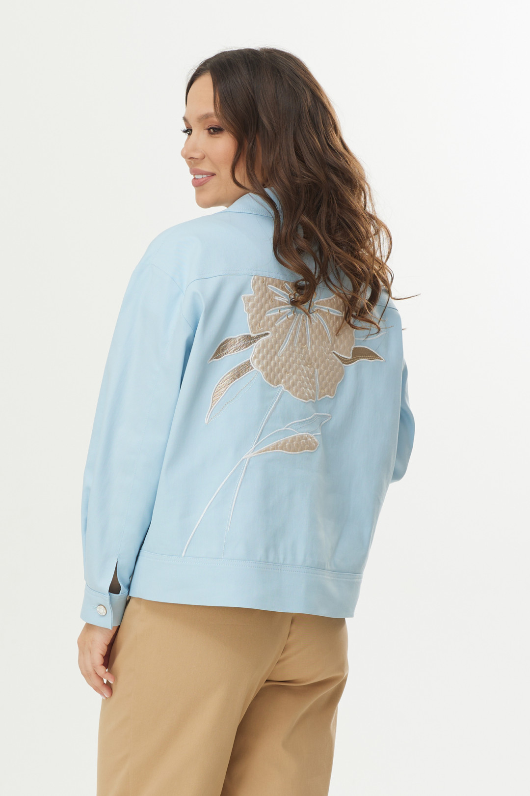 Костюм Магия Моды 2400 голубой+ беж - фото 4