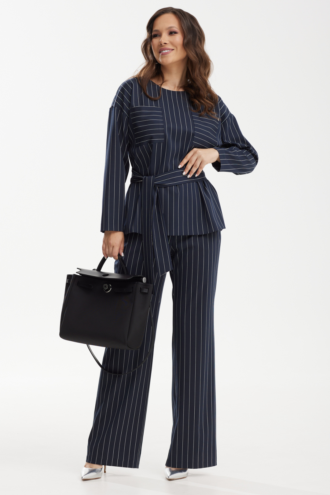 Костюм Магия Моды 2468 т.синий в полоску - фото 2