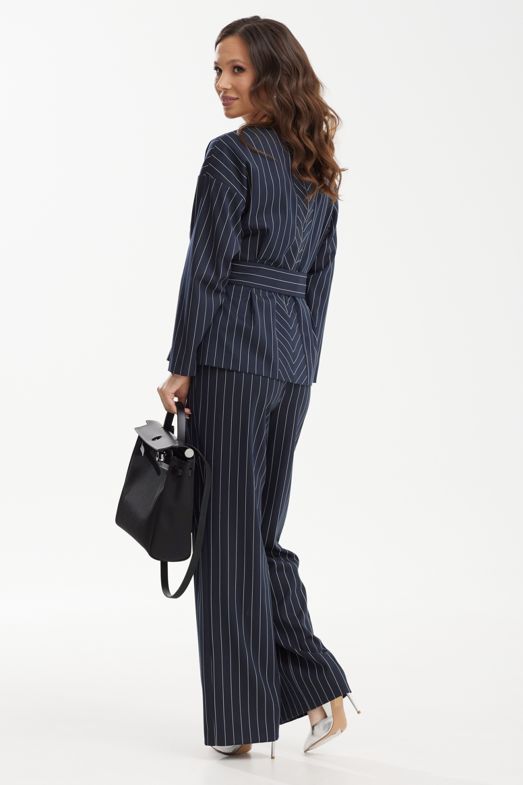 Костюм Магия Моды 2468 т.синий в полоску - фото 4