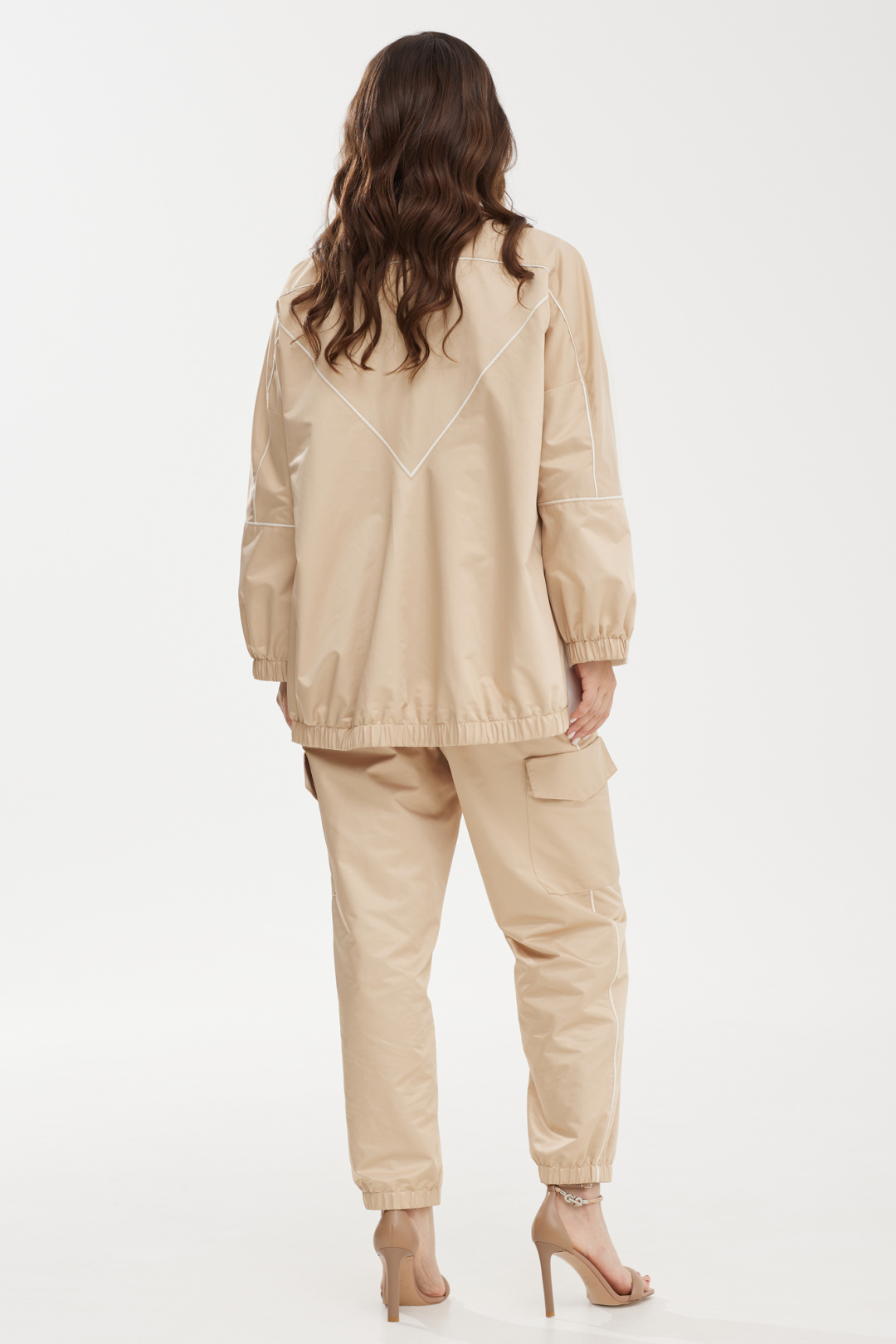 Костюм Магия Моды 2474 белый+беж - фото 5