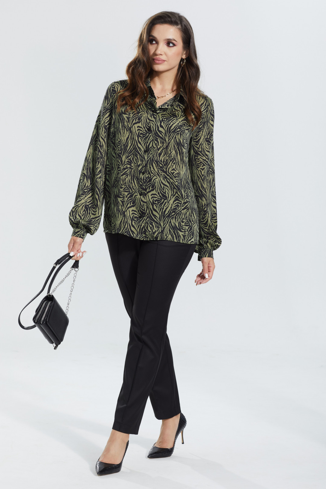 Блузка MALI 622-074 зеленый - фото 2