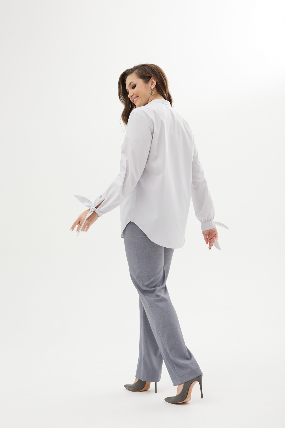 Блузка MALI 623-044 серый - фото 6