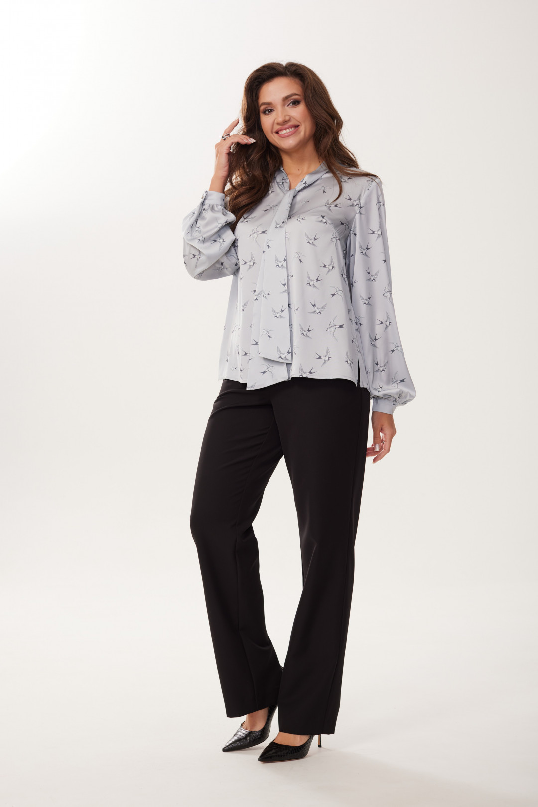 Блузка MALI 623-070 ласточки - фото 5