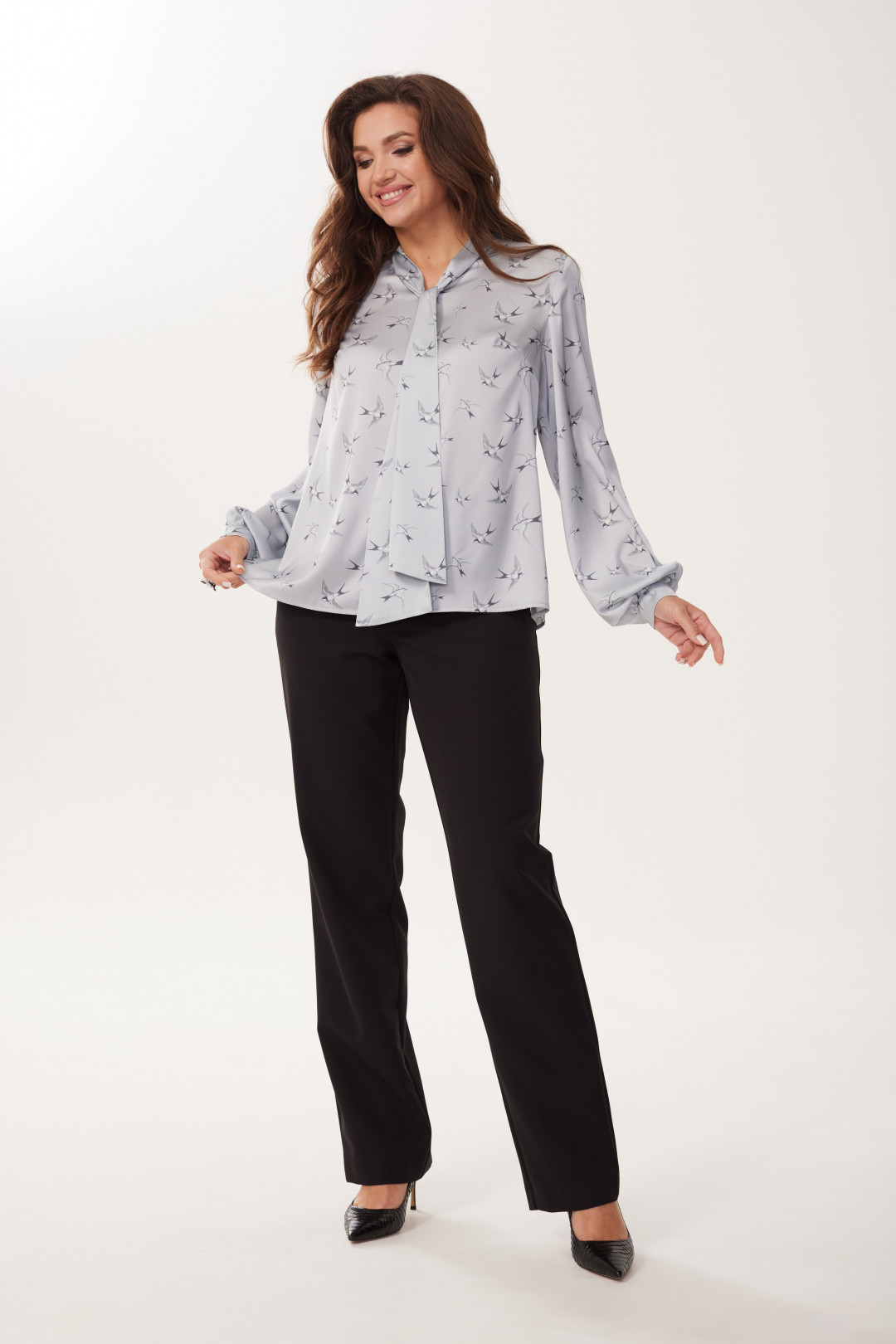 Блузка MALI 623-070 ласточки - фото 6