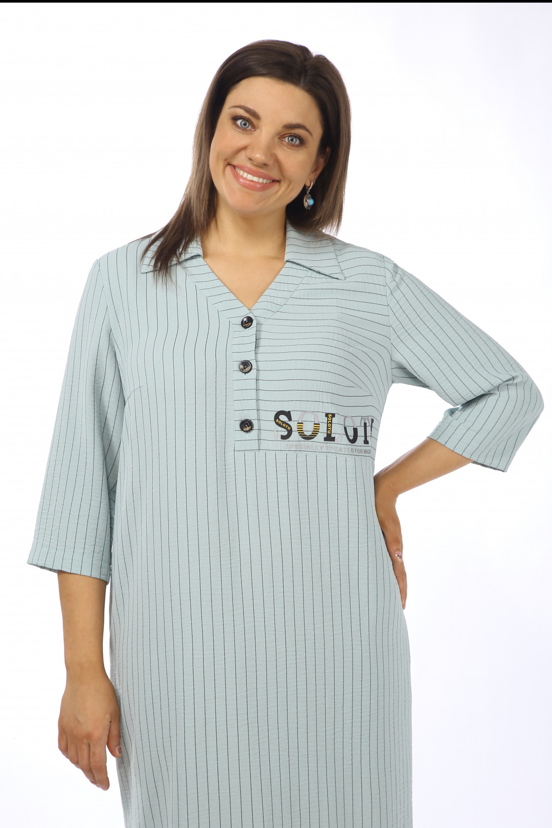 Платье Matini 3.1610 бирюза - фото 3