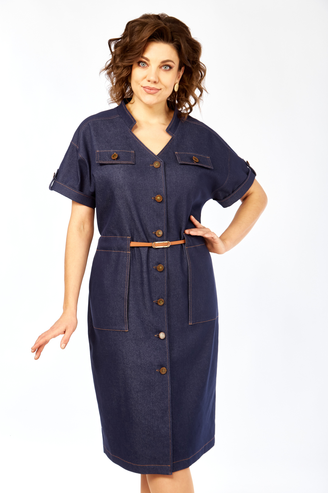 Платье Matini 3.1807 синий - фото 3