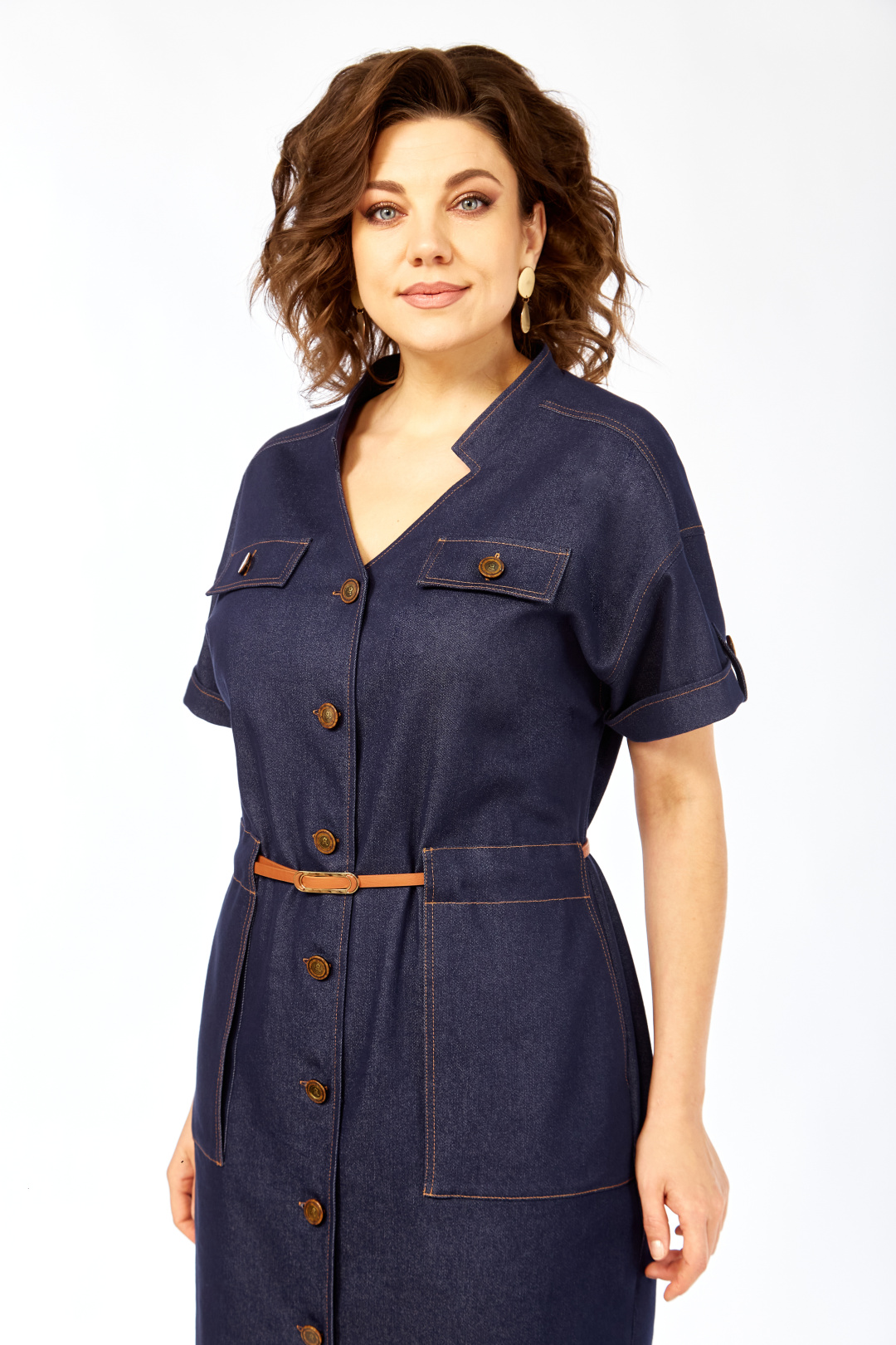 Платье Matini 3.1807 синий - фото 4